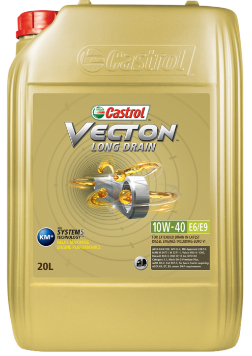 CASTROL VECTON LONG DRAIN 10W-40 E6/E9